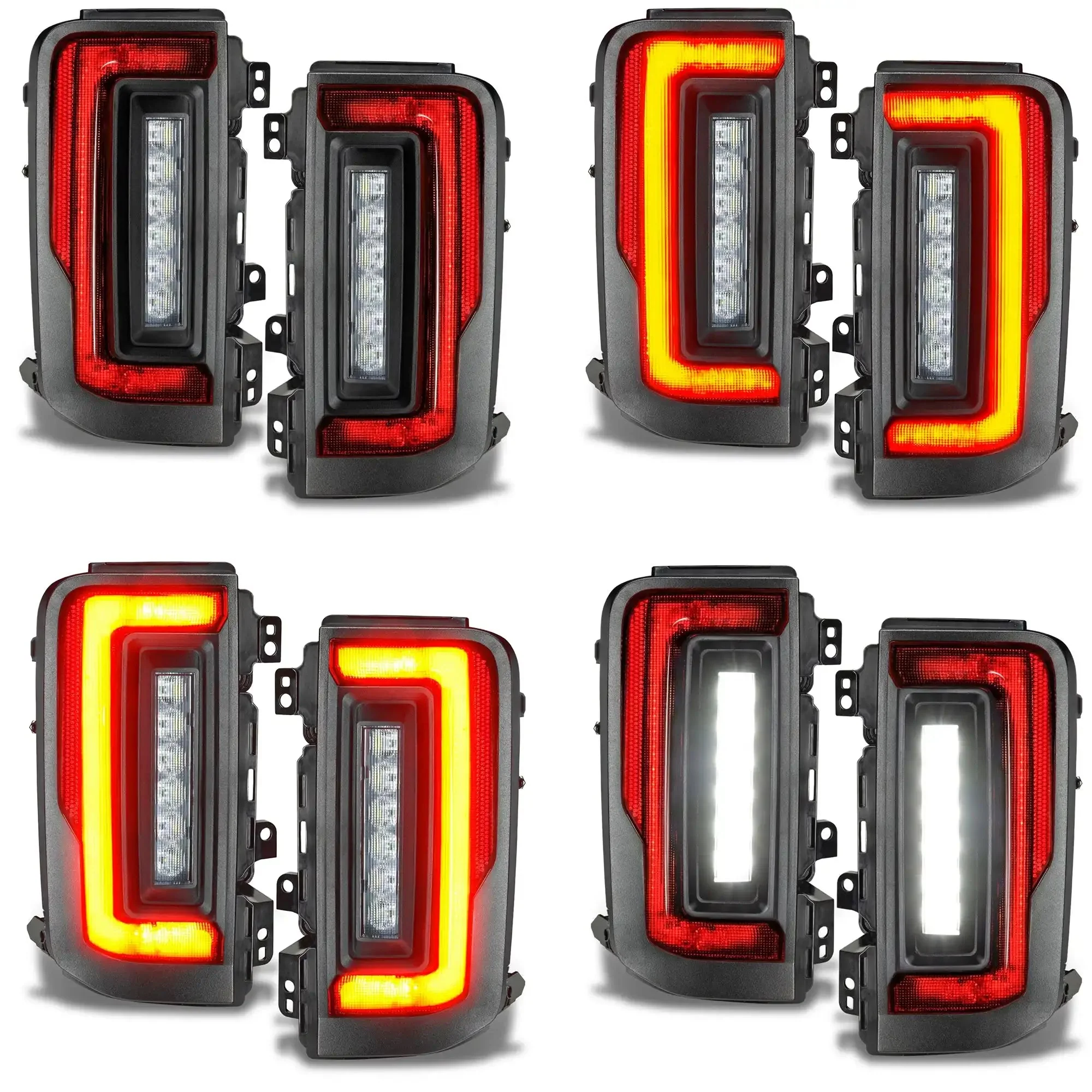 V2 | 2021-2025 Ford Bronco Flush Mount LED Tail Lights - Low Profile | 1,400 Lumens - Image 48