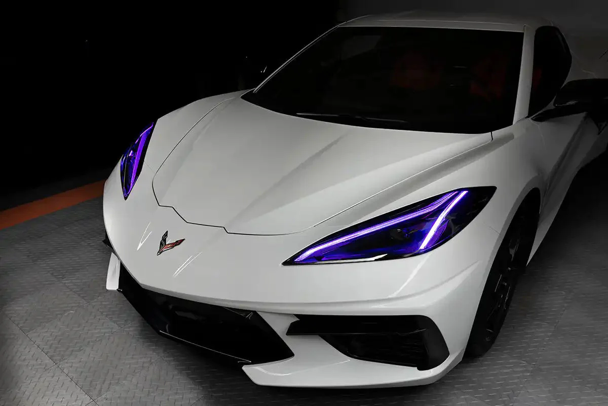 ORACLE Lighting 2020-2025 Chevrolet C8 Corvette ColorSHIFT RGB+A LED Headlight DRL Upgrade - Image 24