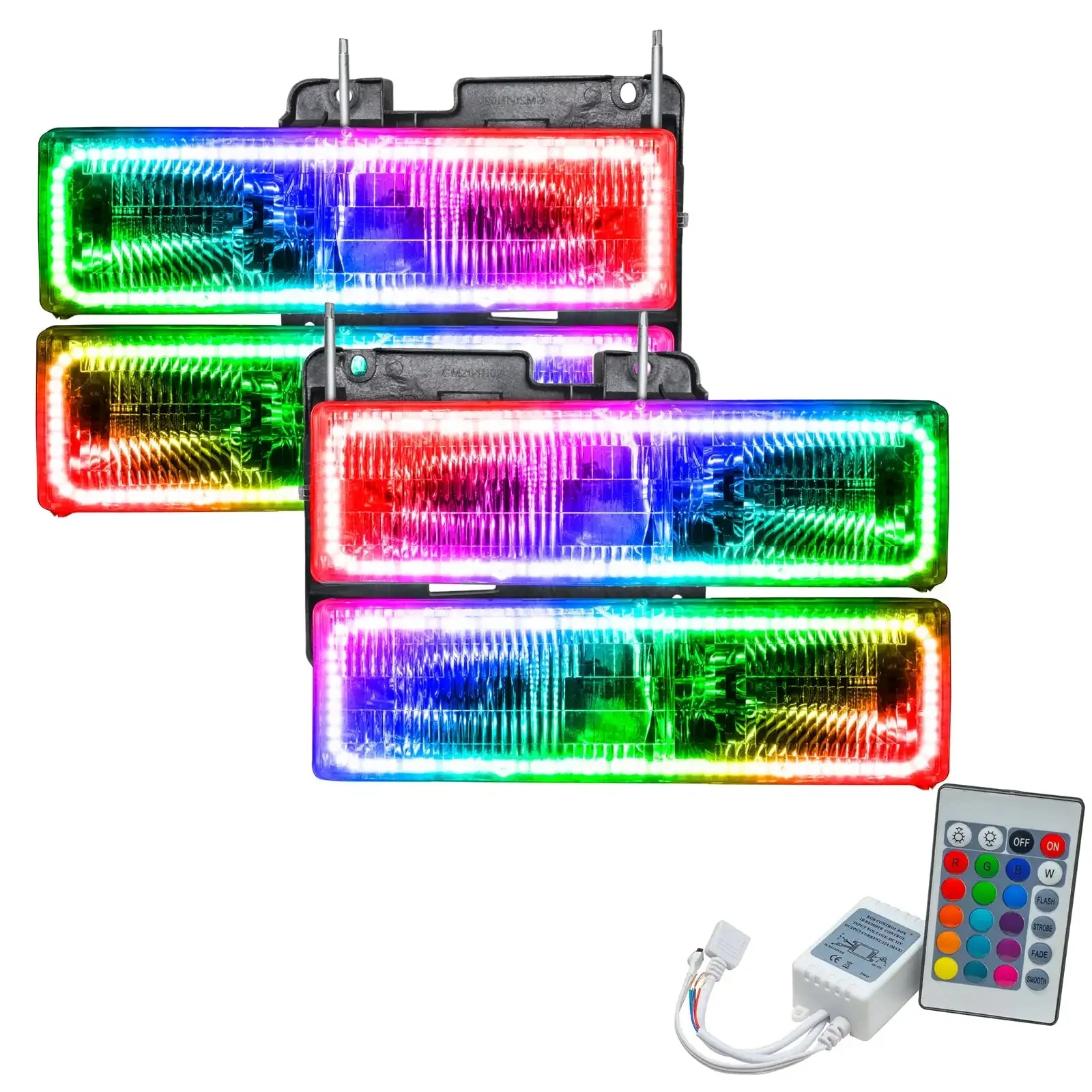 ORACLE Lighting 1988-2002 Chevrolet C10 Pre-Assembled Halo Headlights - Image 7