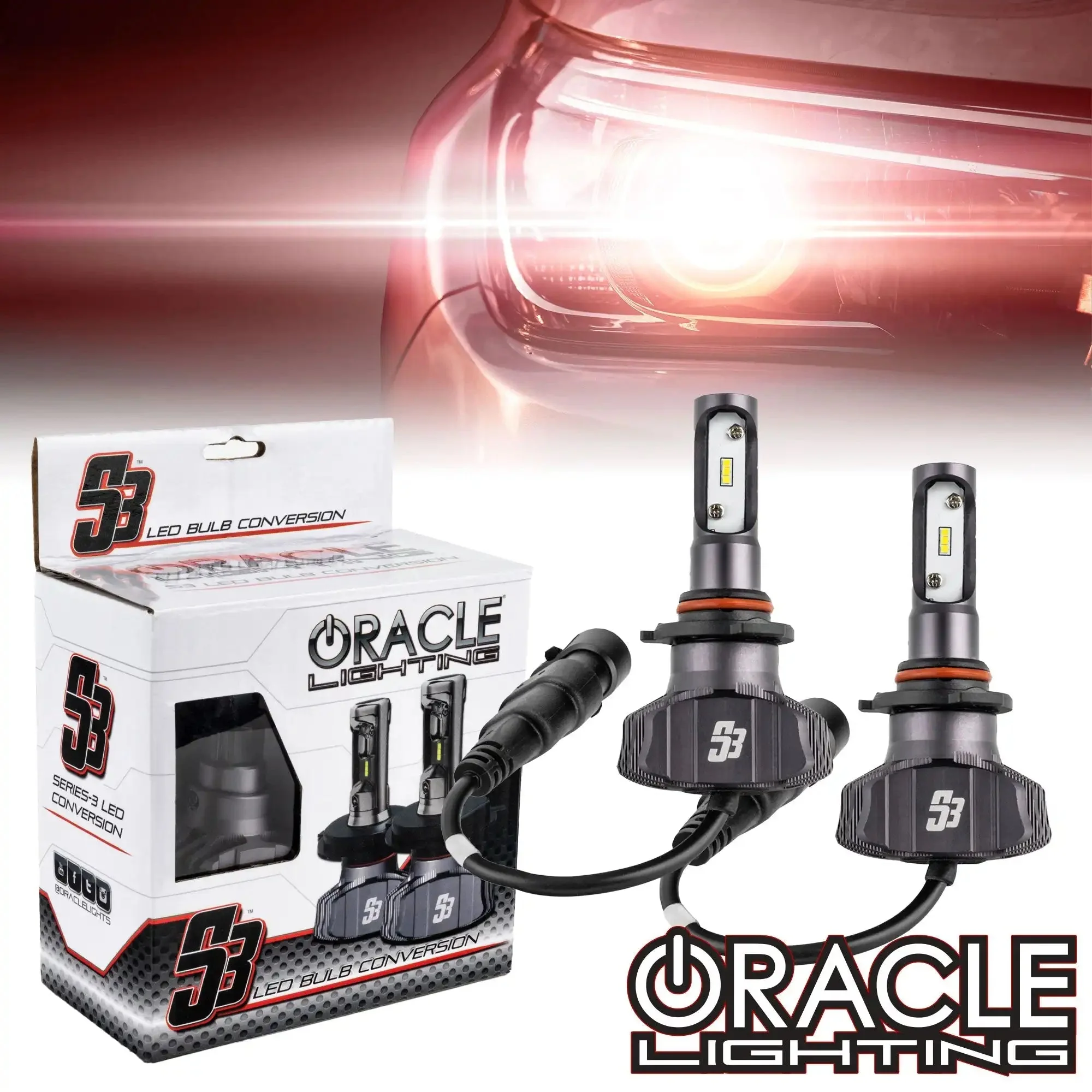 ORACLE Lighting 9005 - S3 LED Light Bulb Conversion Kit (Low Beam)