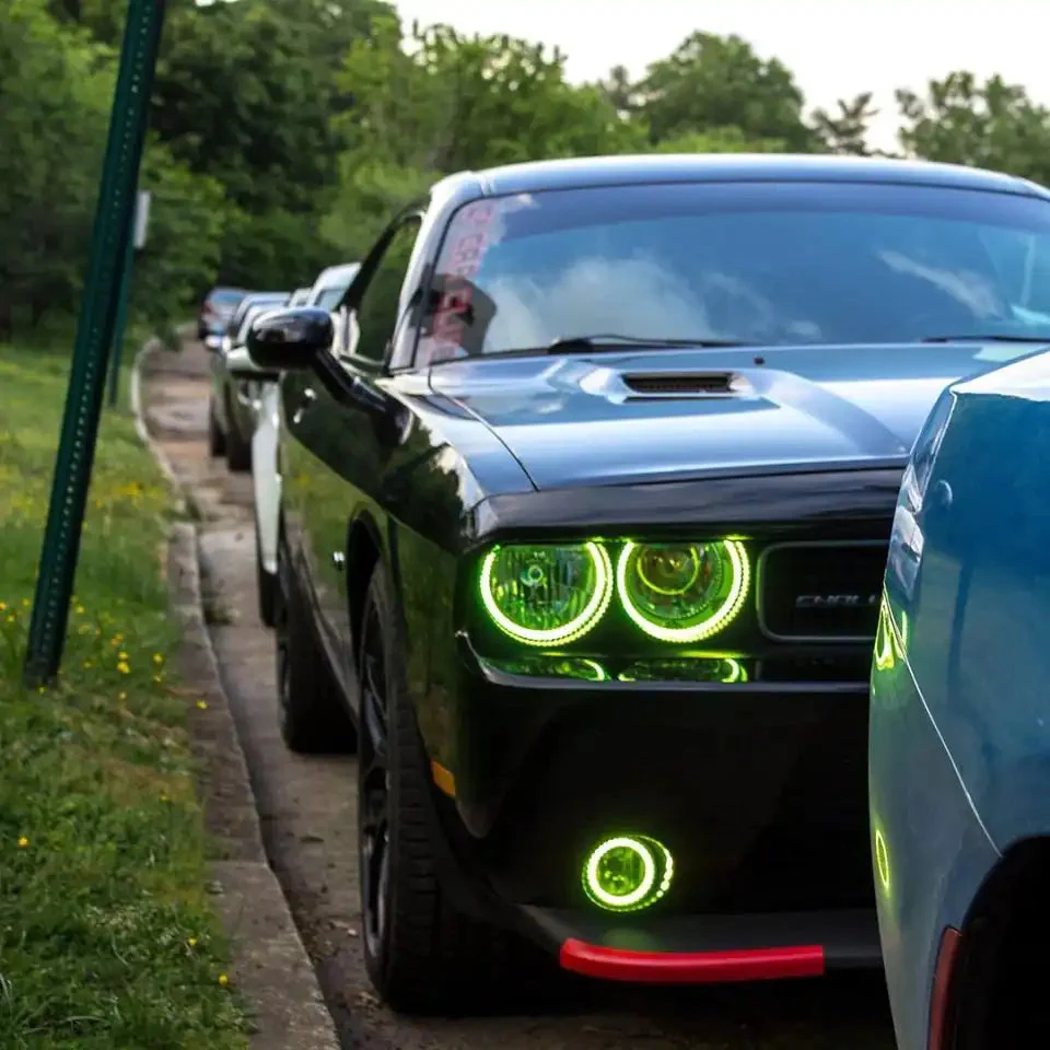 ORACLE Lighting 2008-2014 Dodge Challenger Headlight Halo Kit - Surface Mount - Image 12