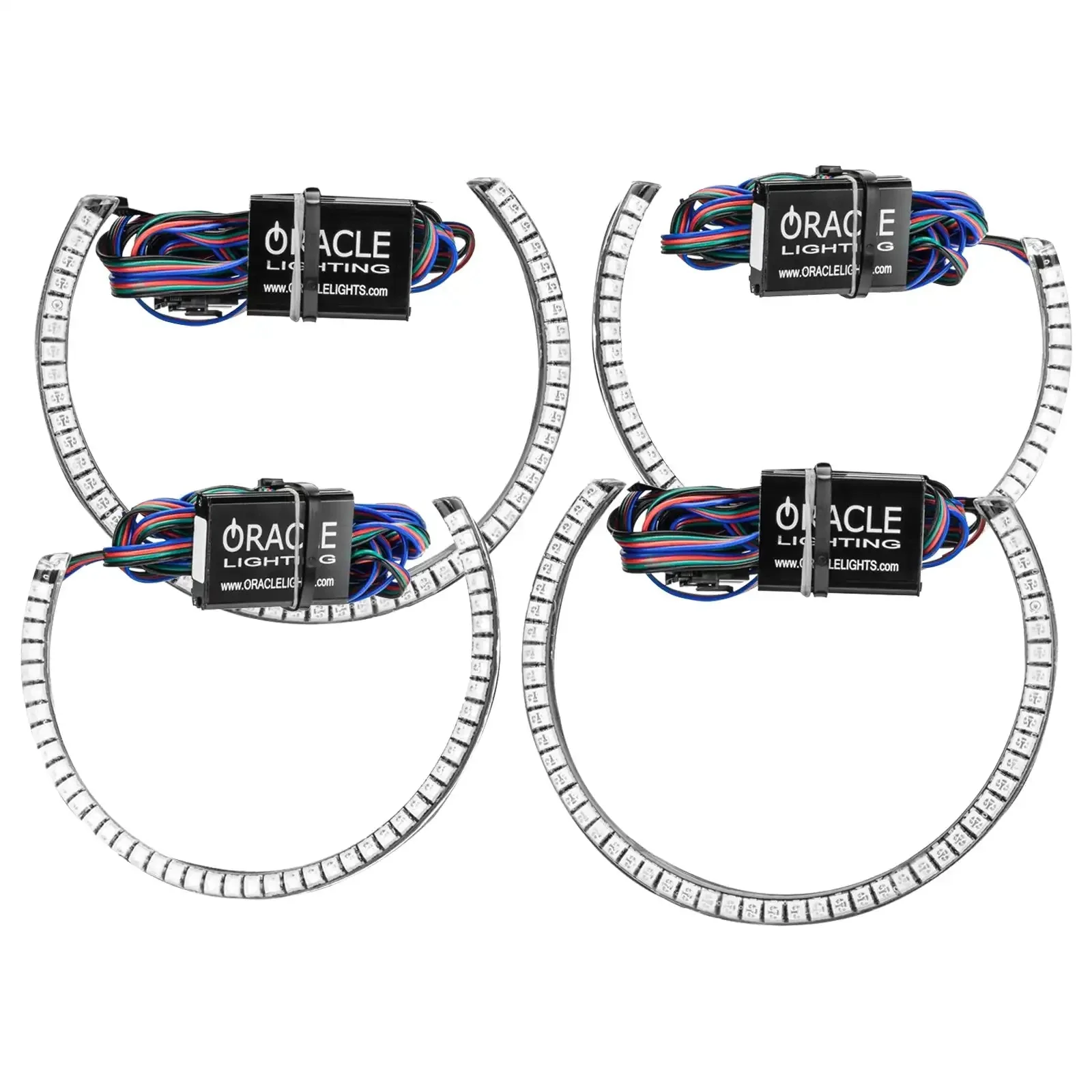 ORACLE Lighting 2008-2014 Dodge Challenger Headlight Halo Kit - Surface Mount - Image 3