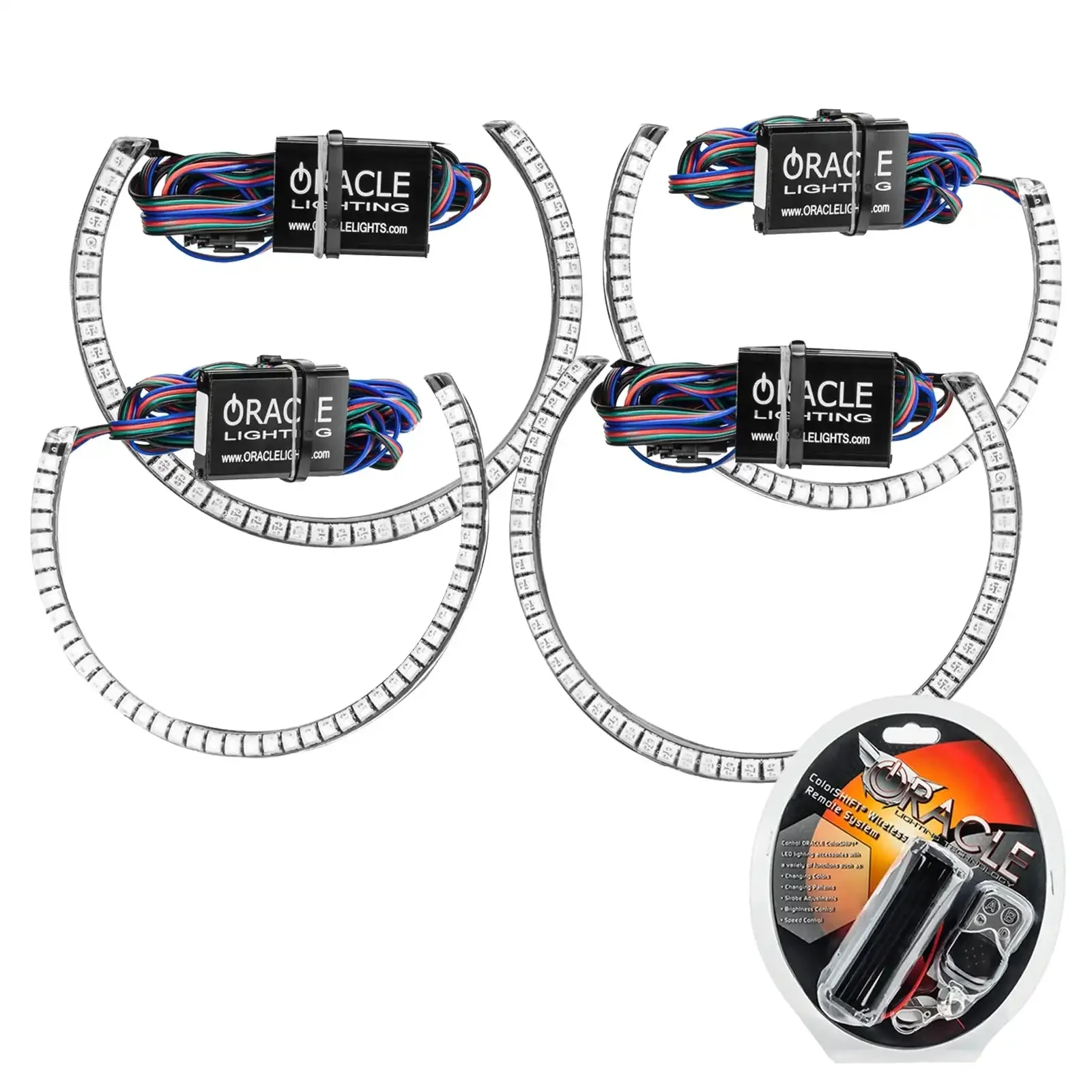 ORACLE Lighting 2008-2014 Dodge Challenger Headlight Halo Kit - Surface Mount - Image 5
