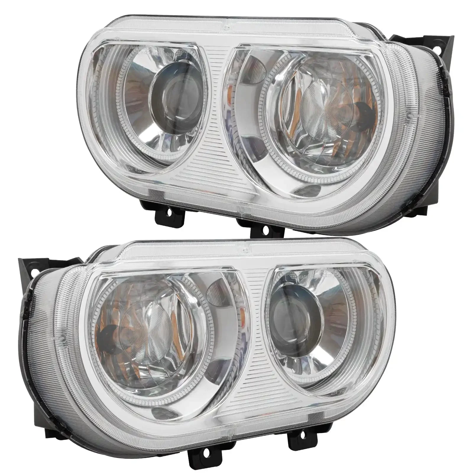 ORACLE Lighting 2008-2014 Dodge Challenger Pre-Assembled Headlights — HID - Image 4