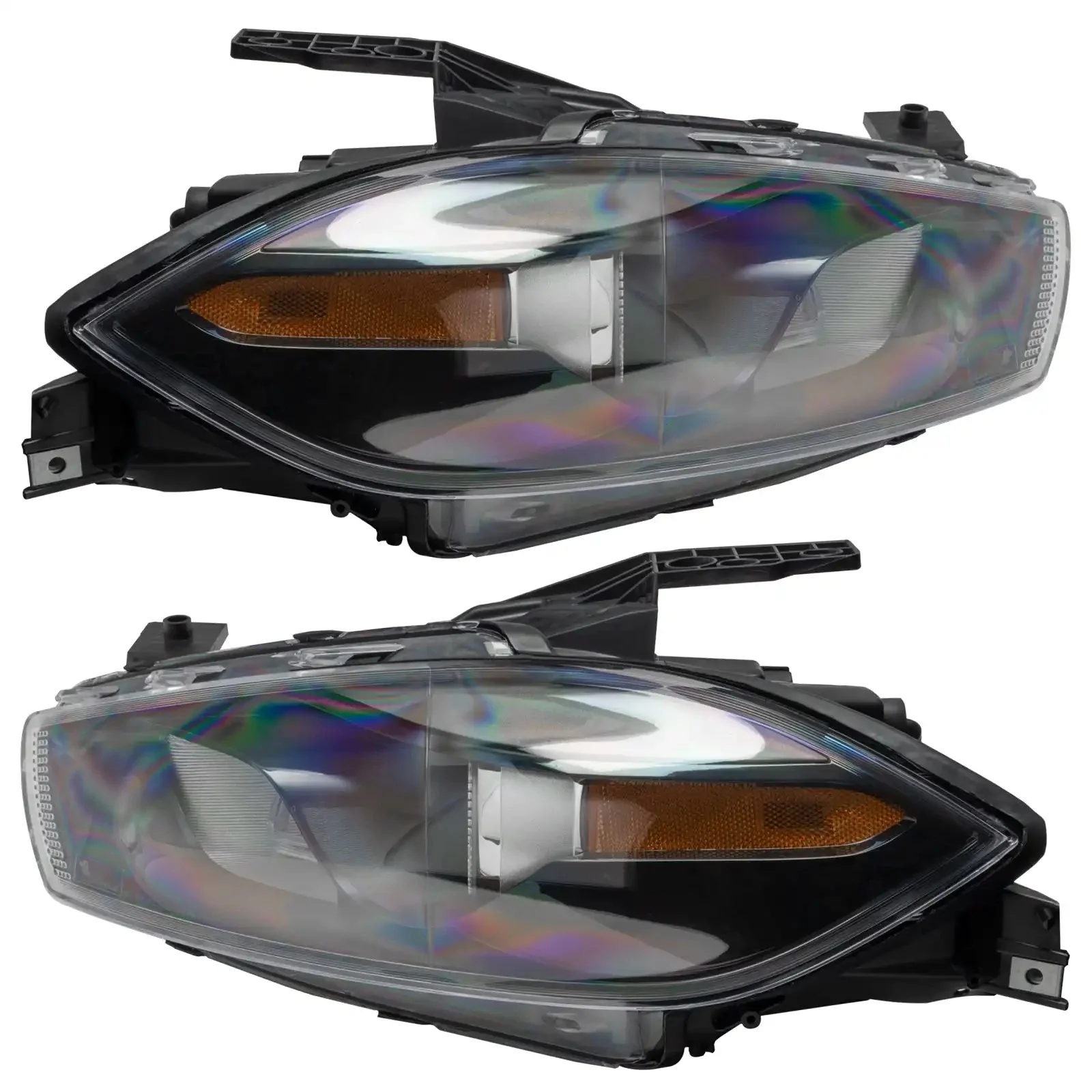 ORACLE Lighting 2013-2014 Dodge Dart Pre-Assembled Headlights - Black Housing (HID Style) - Image 3