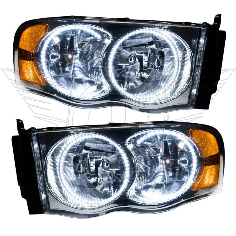 ORACLE Lighting 2002-2005 Dodge Ram Pre-Assembled Halo Headlights - Image 6