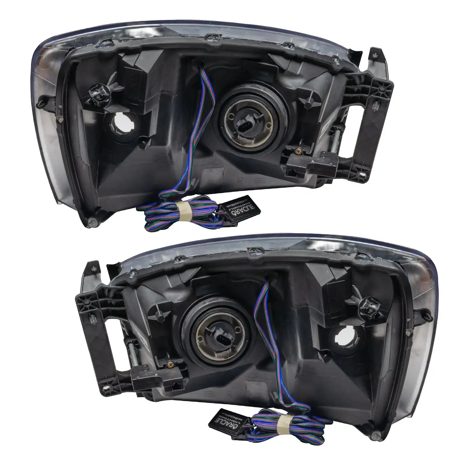 ORACLE Lighting 2007-2008 Dodge Ram Pre-Assembled Halo Headlights - Image 4
