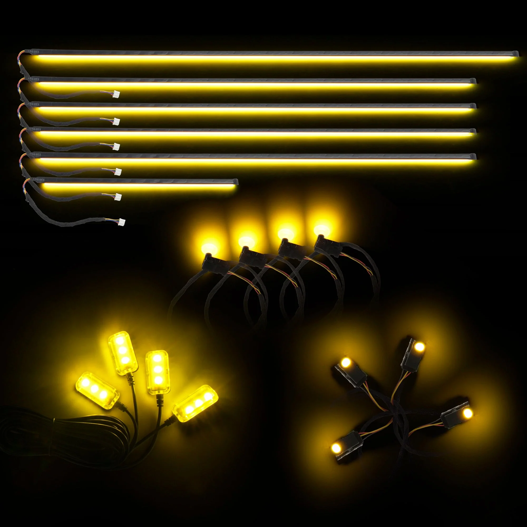 Dynamic ColorSHIFT 18-Piece Universal LED Interior Kit - Bluetooth Multi-Zone Lighting - Image 15