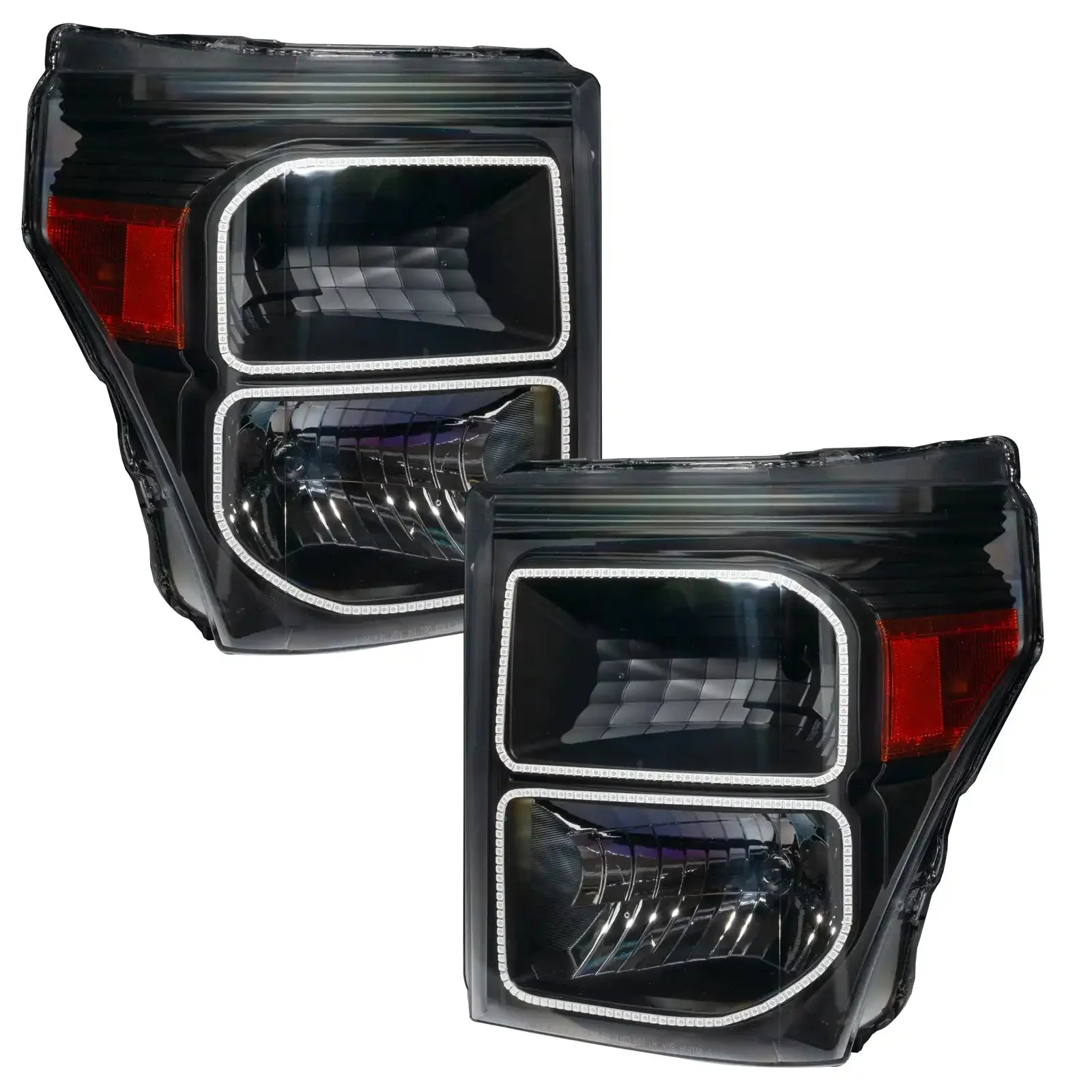 ORACLE Lighting 2011-2016 Ford F-250/F-350 Super Duty Pre-Assembled Headlights - Black - Image 2