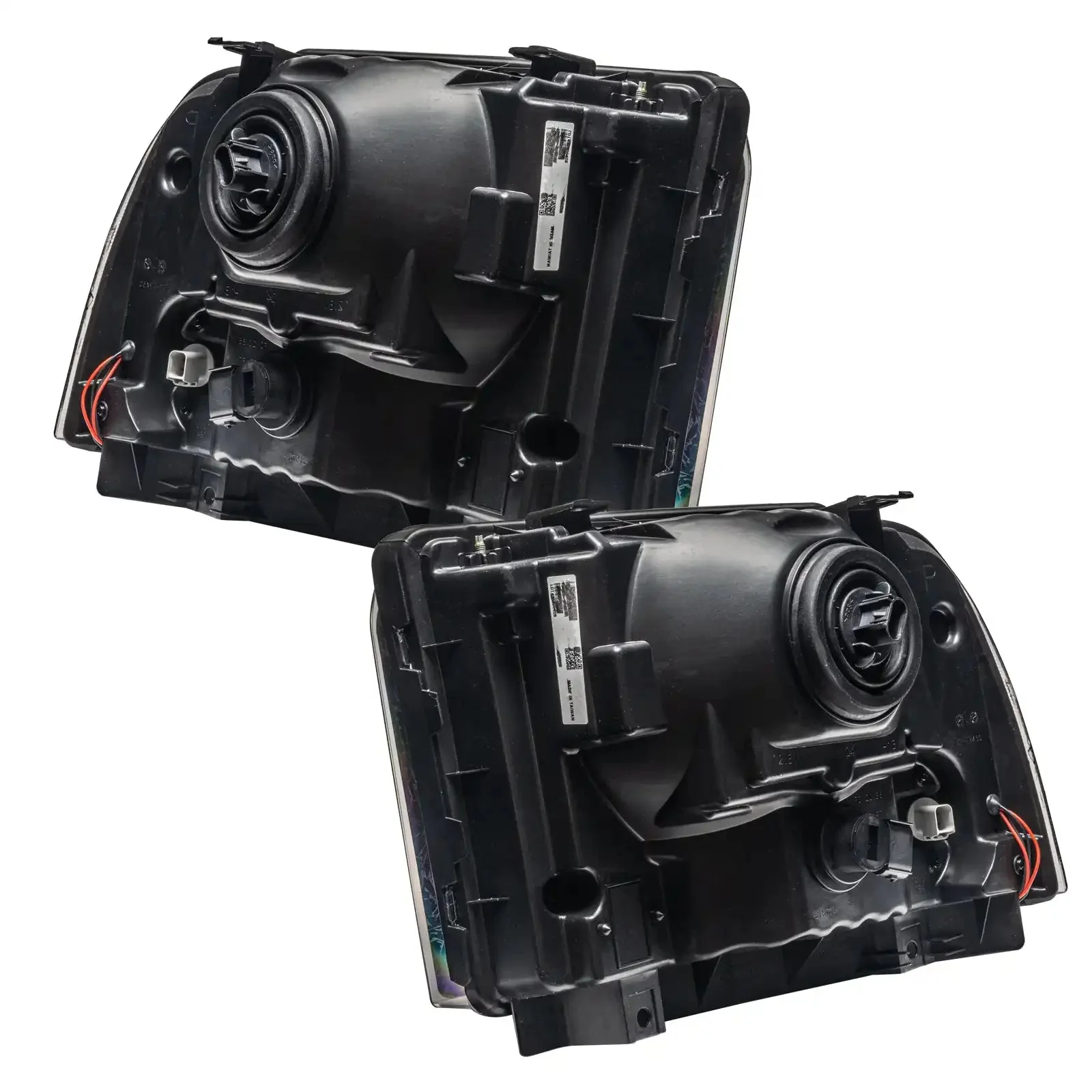 ORACLE Lighting 2005-2007 Ford F-250/F-350 Super Duty Pre-Assembled Halo Headlights - Black Housing - Image 5