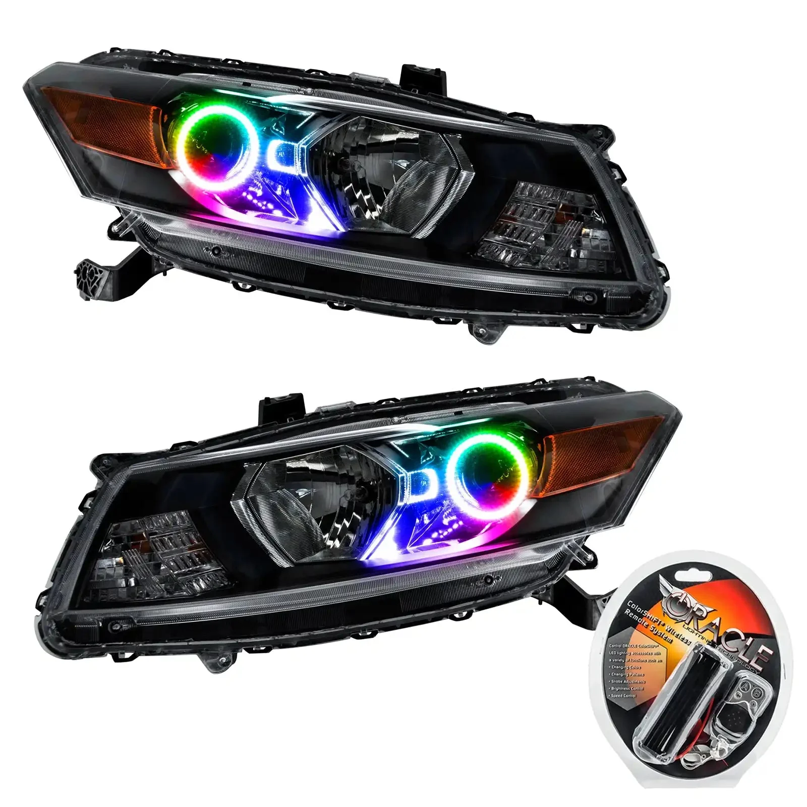 ORACLE Lighting 2008-2012 Honda Accord Coupe Pre-Assembled Halo Headlights - Image 10