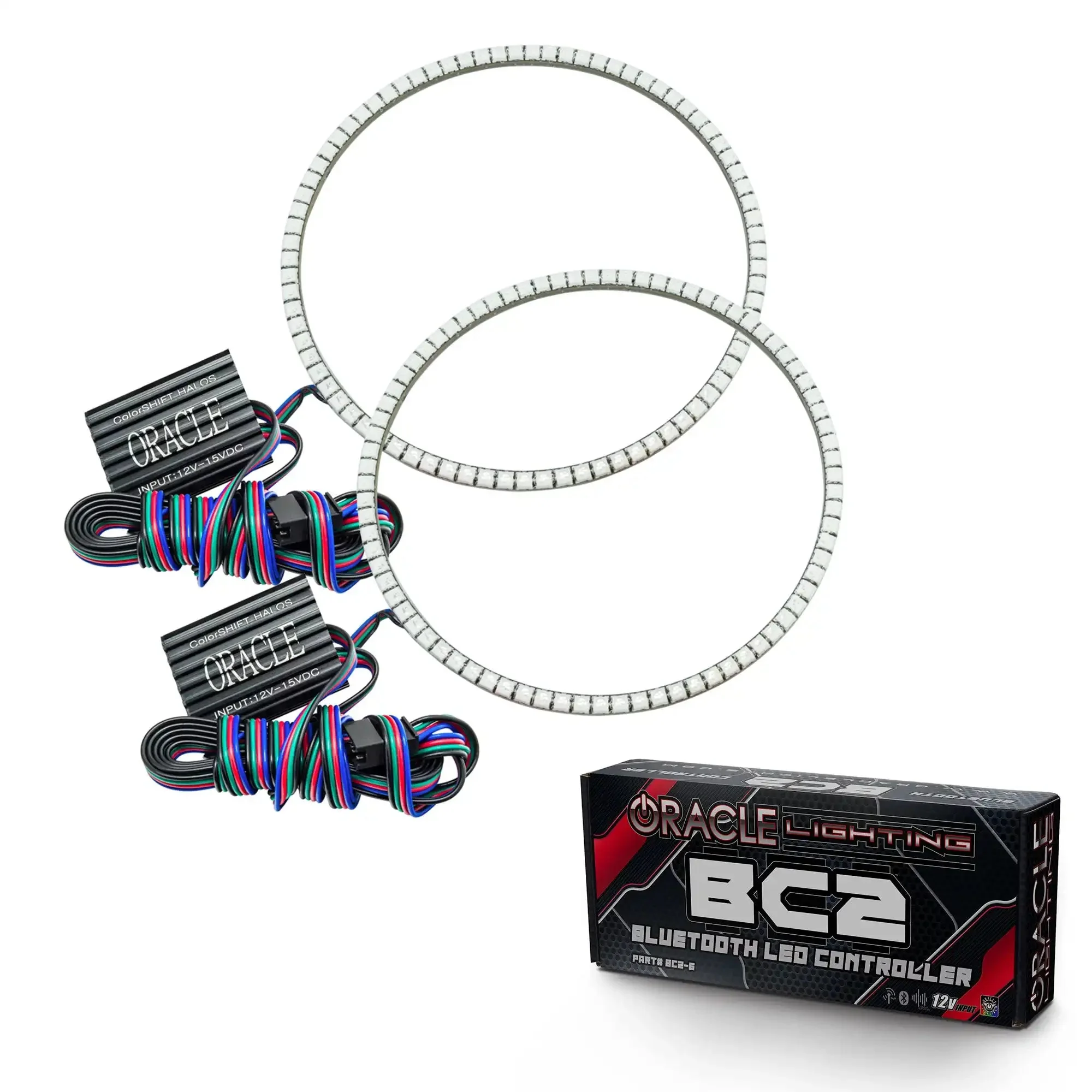 ORACLE Lighting 2020-2025 Jeep Gladiator JT LED Headlight Surface Mount Halo Kit - Image 19