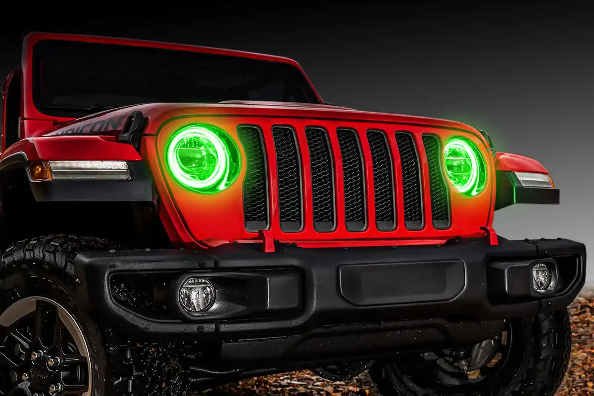 ORACLE Lighting 2020-2025 Jeep Gladiator JT LED Headlight Surface Mount Halo Kit - Image 24