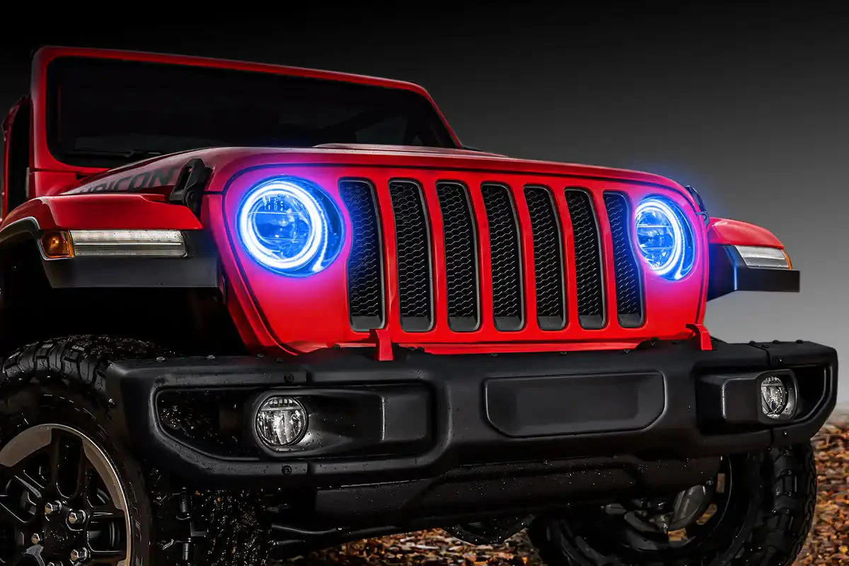 ORACLE Lighting 2020-2025 Jeep Gladiator JT LED Headlight Surface Mount Halo Kit - Image 4