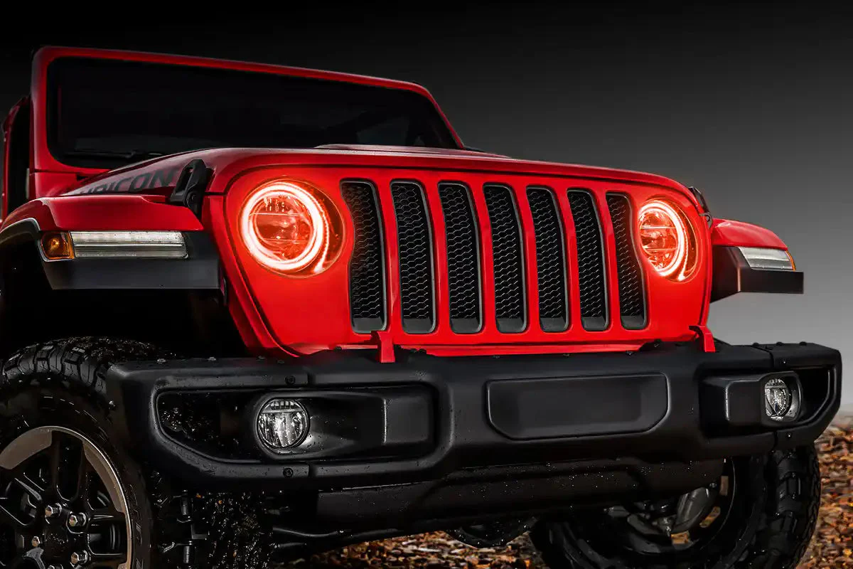 ORACLE Lighting 2020-2025 Jeep Gladiator JT LED Headlight Surface Mount Halo Kit - Image 7