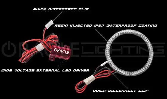 ORACLE Lighting 2020-2025 Jeep Gladiator JT LED Surface Mount Fog Light Halo Kit - Image 4