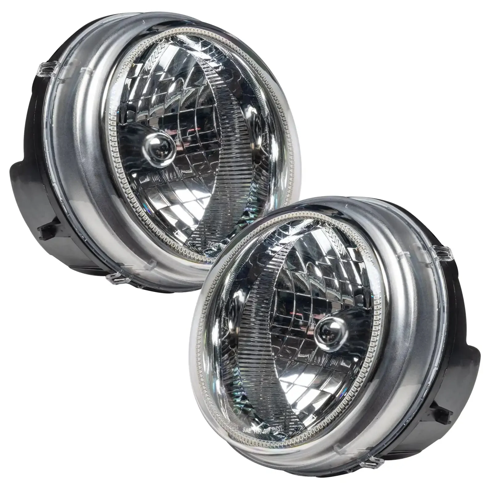 ORACLE Lighting 2005-2007 Jeep Liberty Pre-Assembled Halo Headlights - Image 4