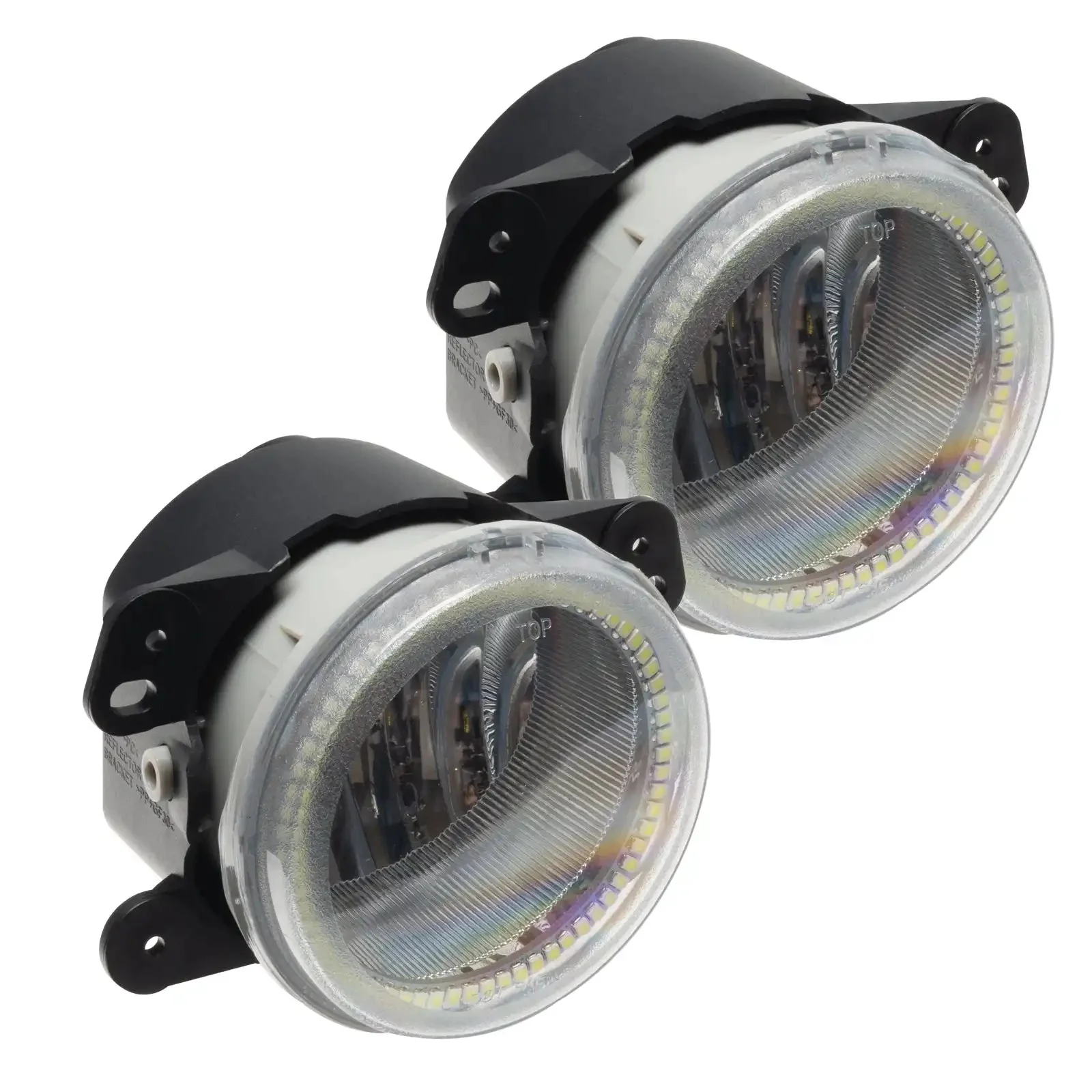 ORACLE Lighting 2007-2009 Jeep Wrangler JK Pre-Assembled Halo Fog Lights - Image 9