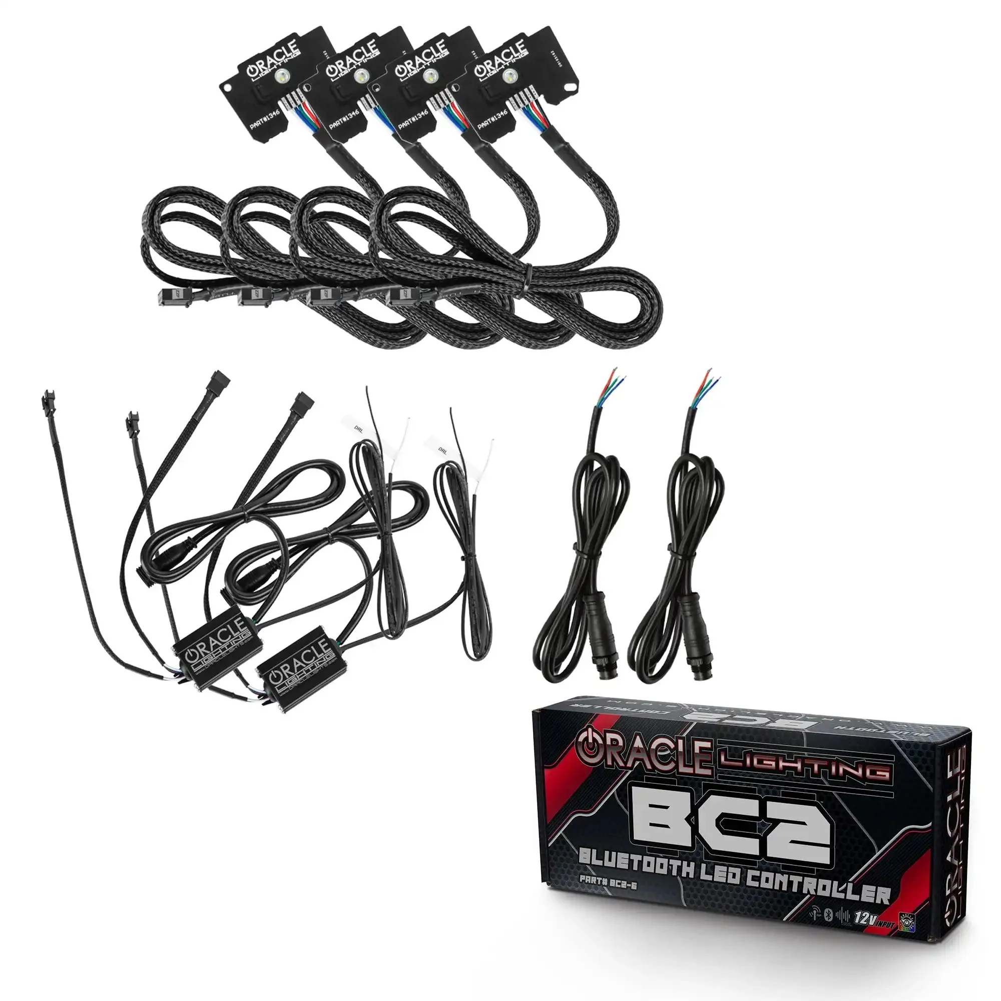 ORACLE Lighting Jeep Wrangler JL ColorSHIFT RGB+W Headlight DRL Upgrade Kit - Image 26