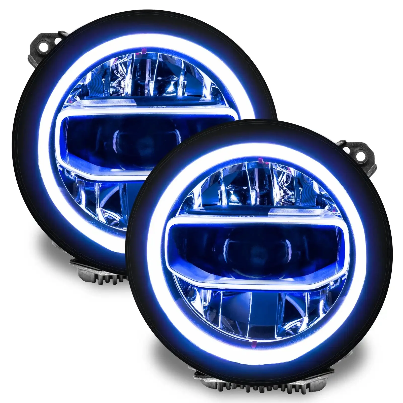 ORACLE Lighting Jeep Wrangler JL ColorSHIFT RGB+W Headlight DRL Upgrade Kit - Image 8