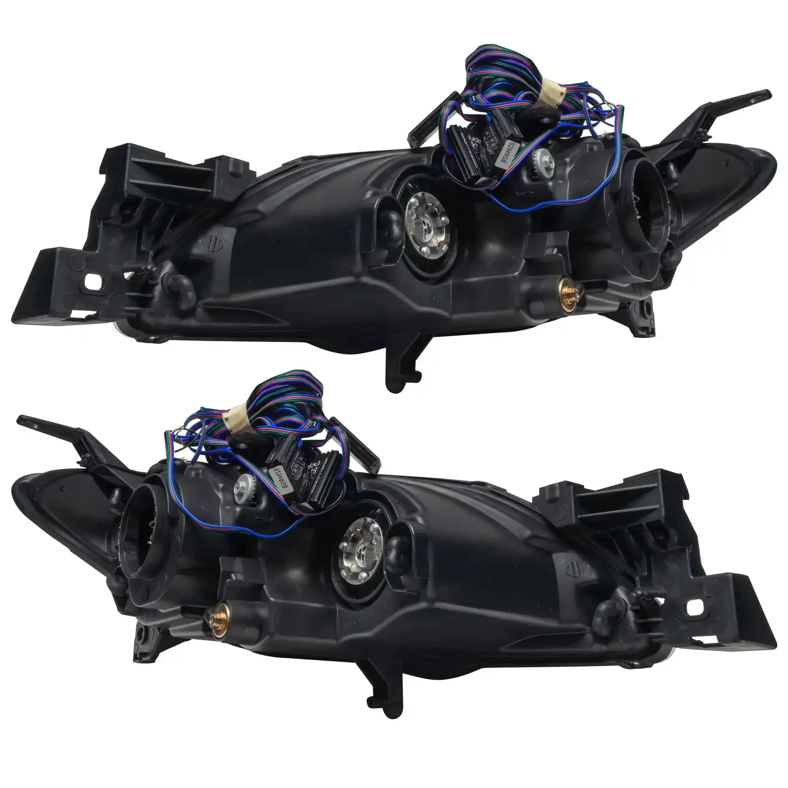 ORACLE Lighting 2004-2009 Mazda 3 Pre-Assembled Halo Headlights - 4DR HALOGEN STYLE - Image 4