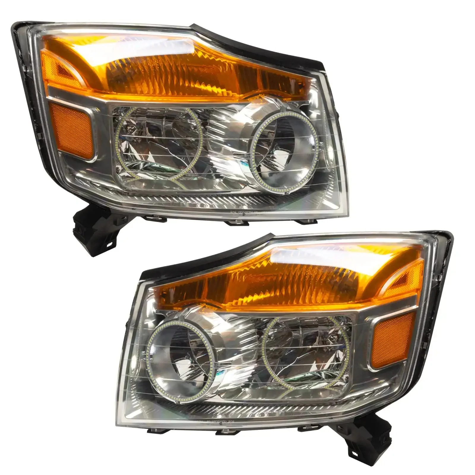 ORACLE Lighting 2008-2015 Nissan Armada Pre-Assembled Halo Headlights - Image 2