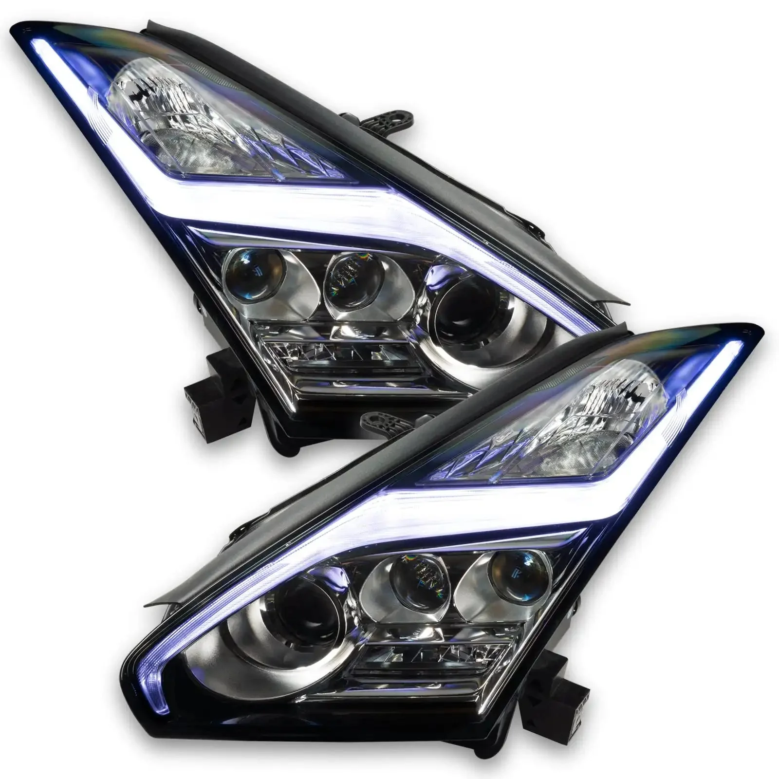 ORACLE Lighting 2015-2024 Nissan GT-R ColorSHIFT "Lightning Bolt" RGB+W Headlight DRL Upgrade Kit - Image 8