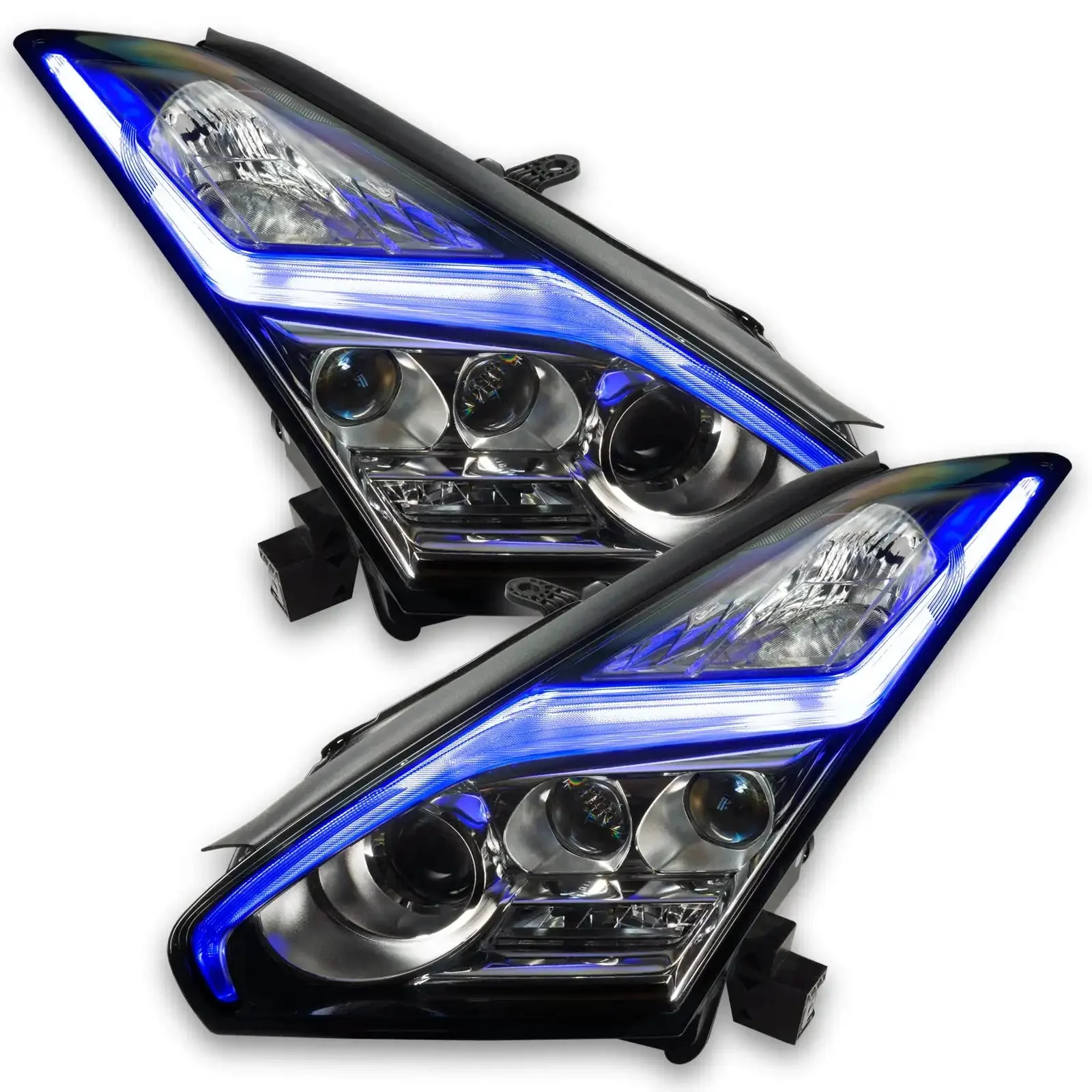 ORACLE Lighting 2015-2024 Nissan GT-R ColorSHIFT "Lightning Bolt" RGB+W Headlight DRL Upgrade Kit - Image 9