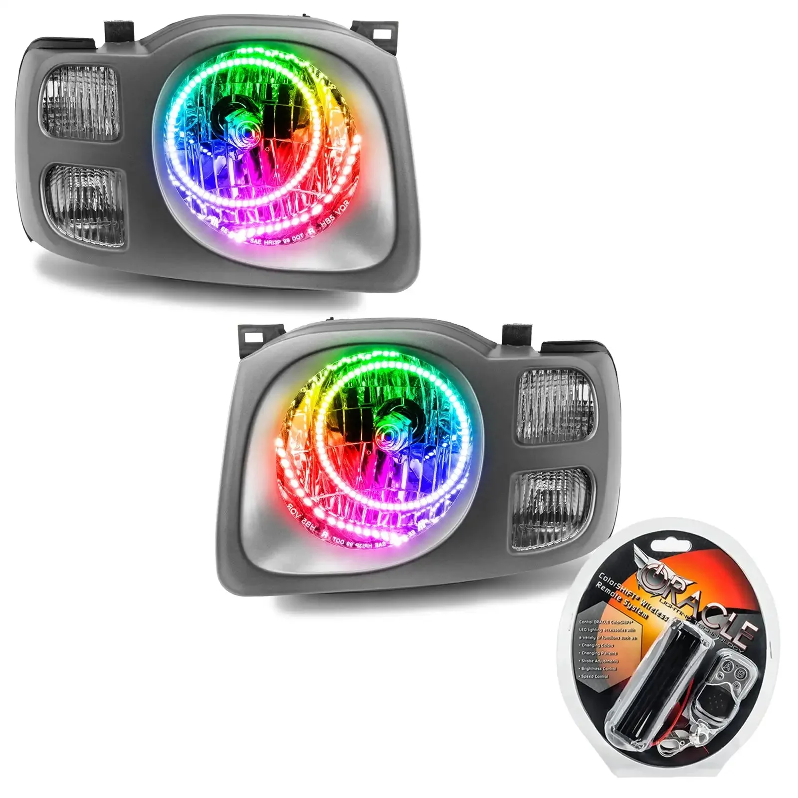 ORACLE Lighting 2002-2004 Nissan Xterra SE Pre-Assembled Halo Headlights - Image 10