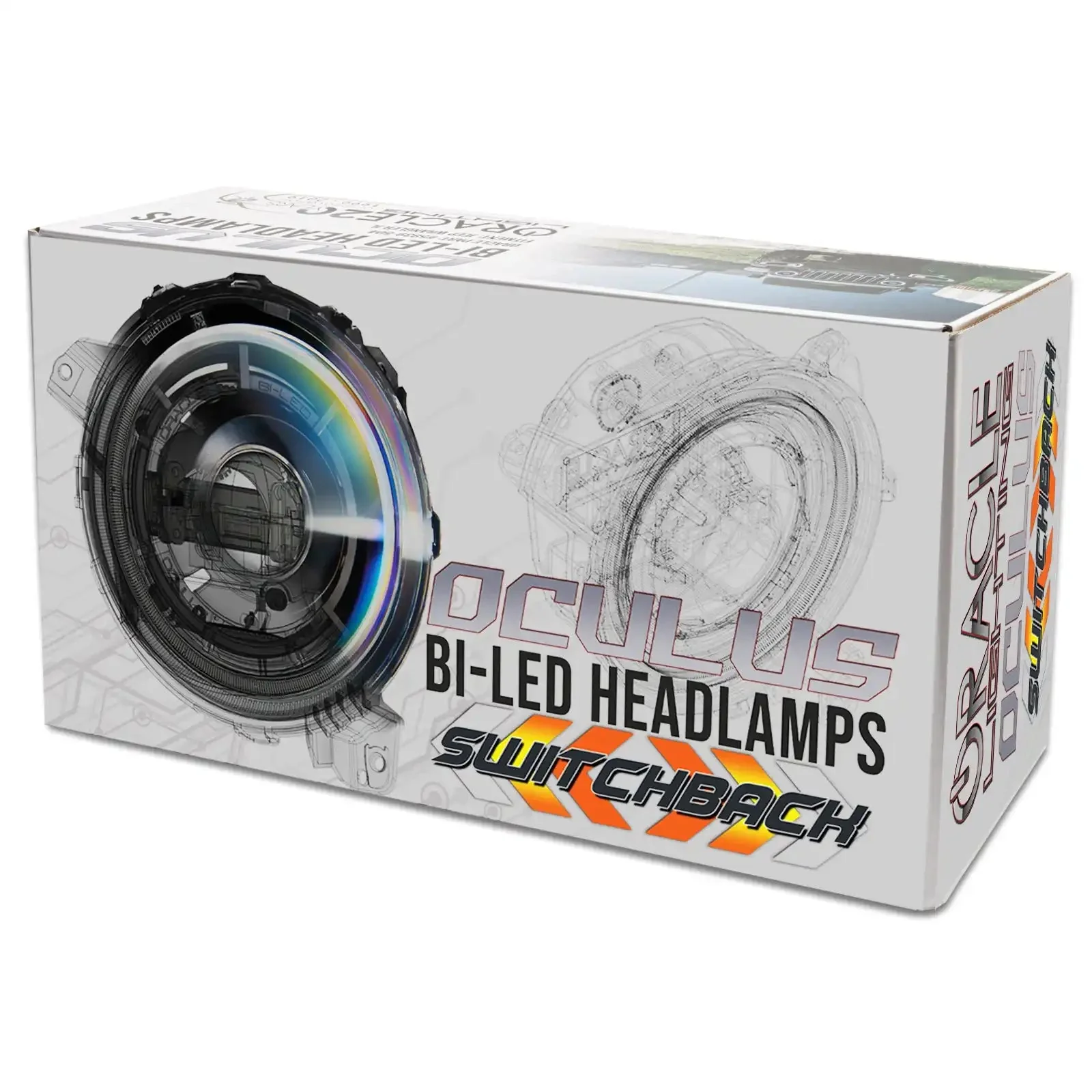 ORACLE Lighting Oculus™ Switchback Bi-LED Projector Headlights for Jeep Wrangler JL/ Gladiator JT - Image 36