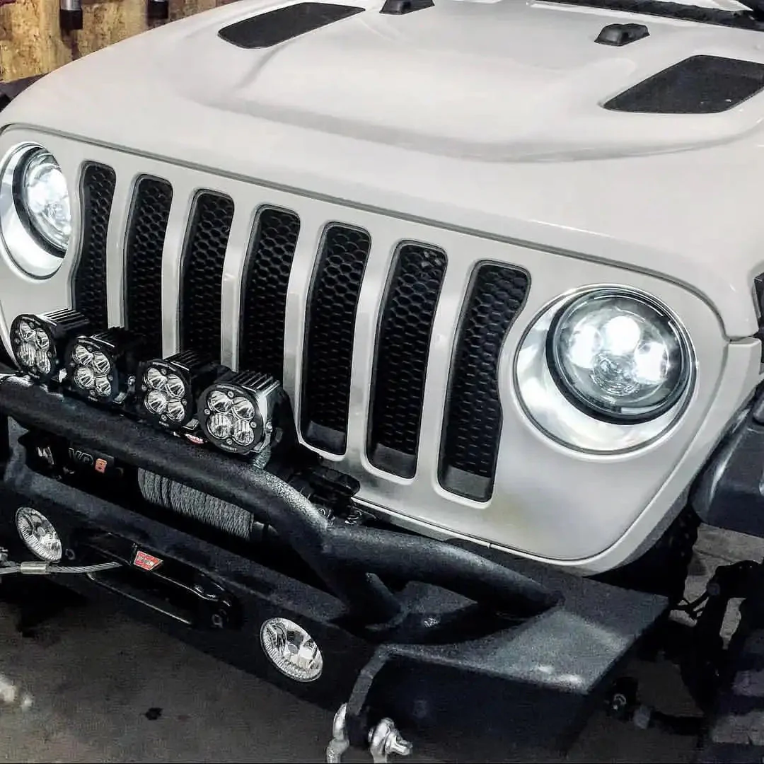 7" High Powered LED Headlights | DOT Certified Sealed Beam Replacement | Jeep Wrangler & Classic Cars - Image 17