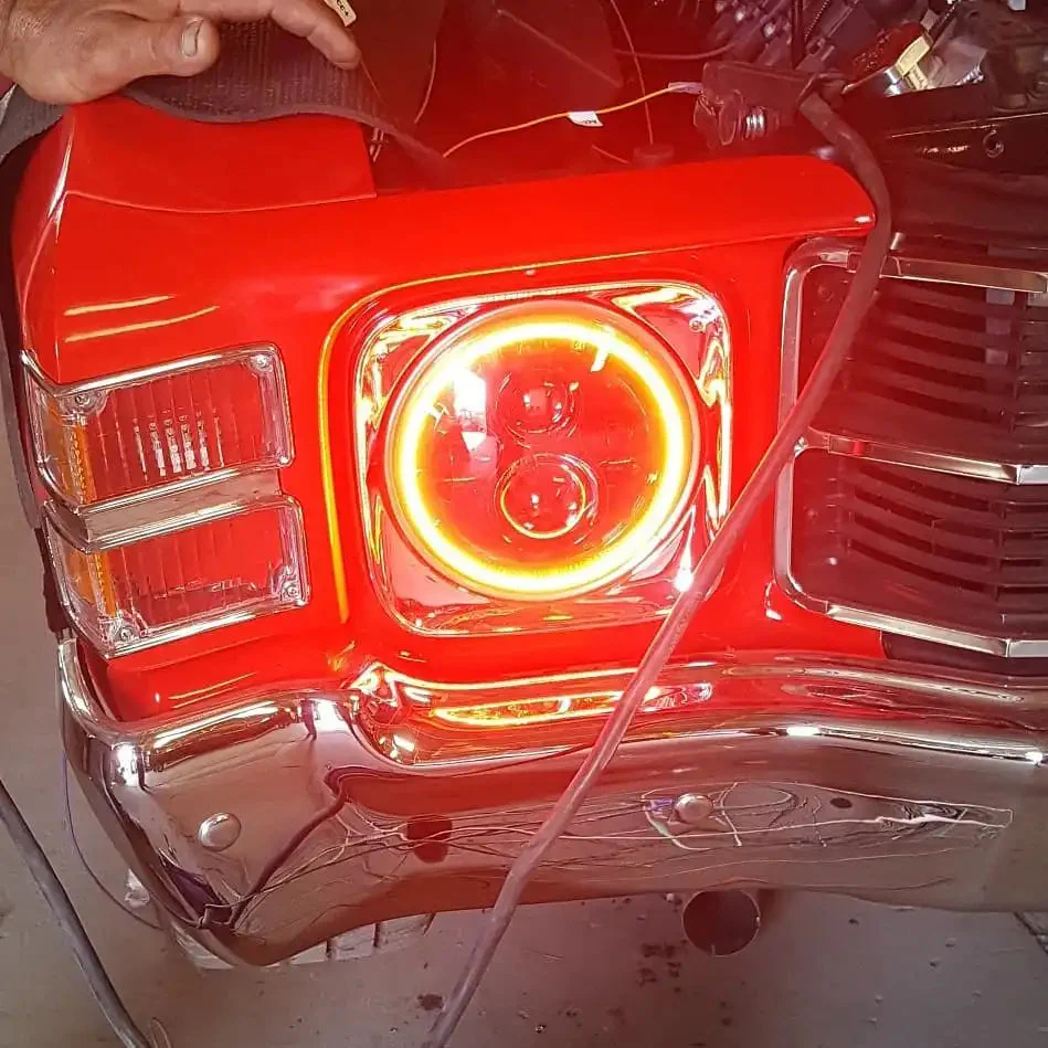 7" High Powered LED Headlights | DOT Certified Sealed Beam Replacement | Jeep Wrangler & Classic Cars - Image 21