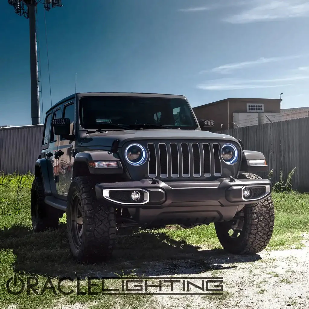 7" High Powered LED Headlights | DOT Certified Sealed Beam Replacement | Jeep Wrangler & Classic Cars - Image 3