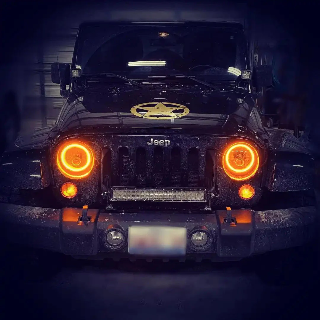 7" High Powered LED Headlights | DOT Certified Sealed Beam Replacement | Jeep Wrangler & Classic Cars - Image 31