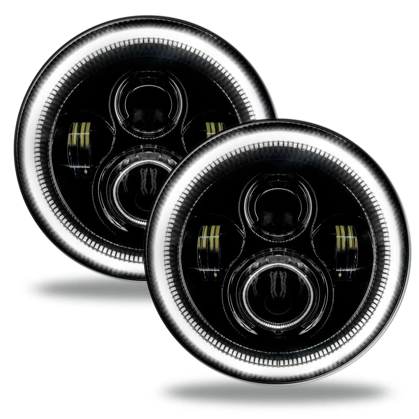 7" High Powered LED Headlights | DOT Certified Sealed Beam Replacement | Jeep Wrangler & Classic Cars - Image 38
