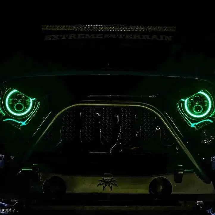 7" High Powered LED Headlights | DOT Certified Sealed Beam Replacement | Jeep Wrangler & Classic Cars - Image 4