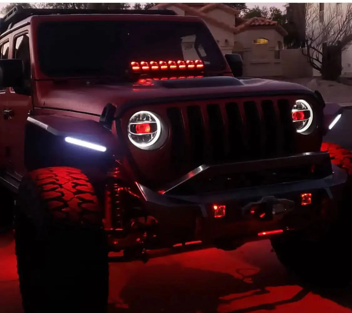 ORACLE Lighting "Demon Eye" ColorSHIFT Projector Illumination Kit - Jeep Wrangler JL - Image 3