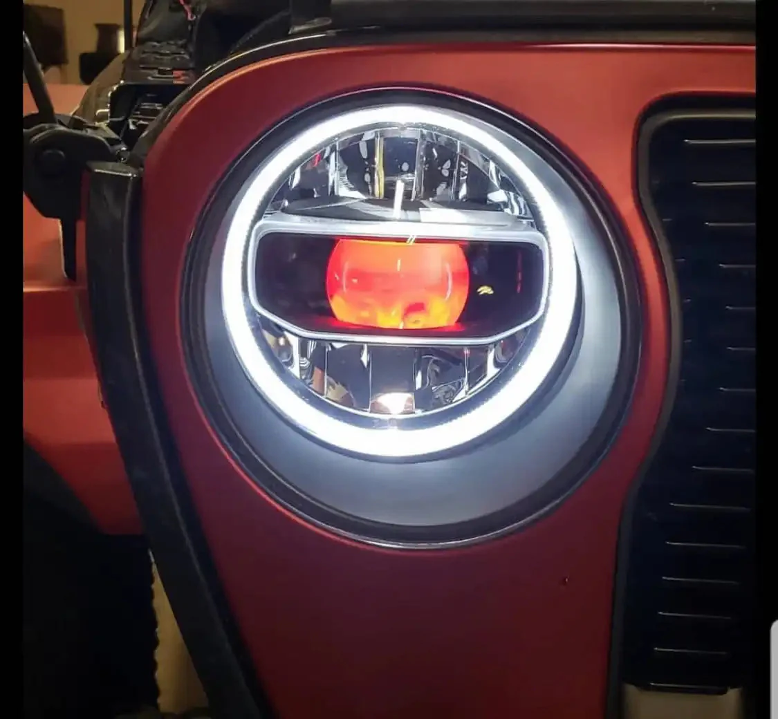 ORACLE Lighting "Demon Eye" ColorSHIFT Projector Illumination Kit - Jeep Wrangler JL - Image 5