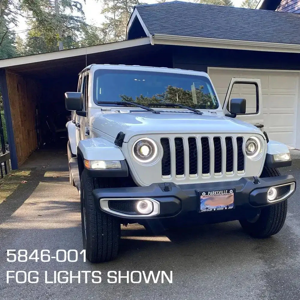 ORACLE Lighting 20W LED Fog Lights for Jeep Wrangler JK/JL & Gladiator JT | High Performance Plug-and-Play - Image 11