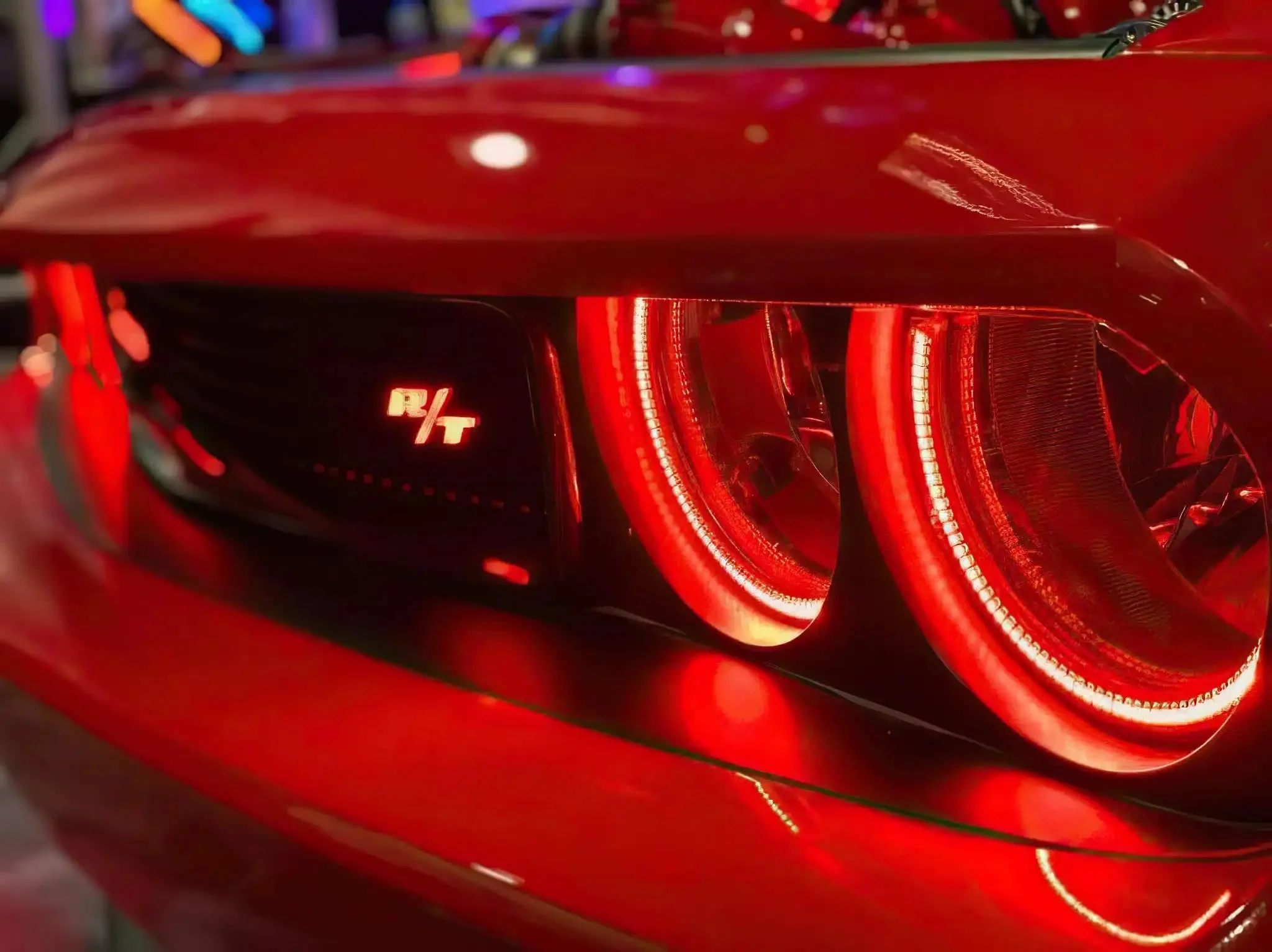 2008-2014 Dodge Challenger Dynamic ColorSHIFT Surface Mount Headlight & Fog Light Halo Kit - COMBO - Image 11
