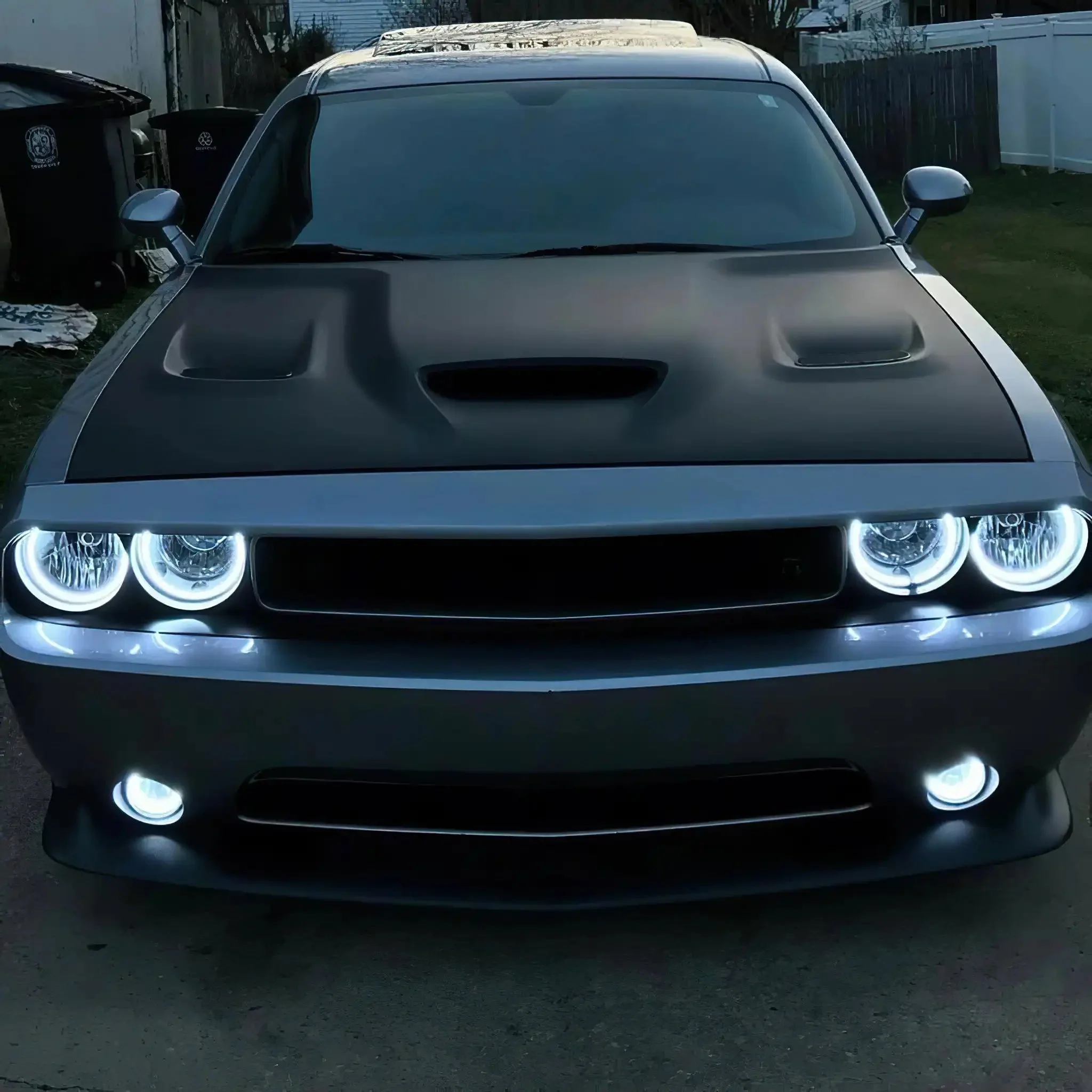 2008-2014 Dodge Challenger Dynamic ColorSHIFT Surface Mount Headlight & Fog Light Halo Kit - COMBO - Image 19