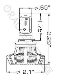 ORACLE Lighting H11 - 4,000+ Lumen LED Light Bulb Conversion Kit (Fog Light) - Image 4