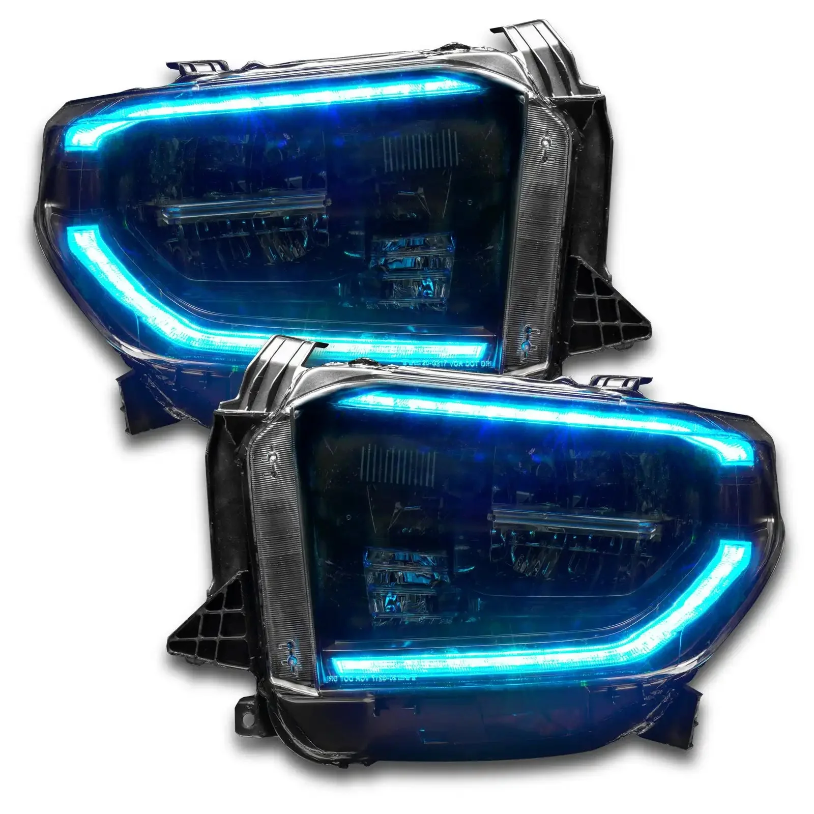 ORACLE Lighting 2018-2021 Toyota Tundra Dynamic ColorSHIFT Headlight DRL Upgrade Kit - Image 33
