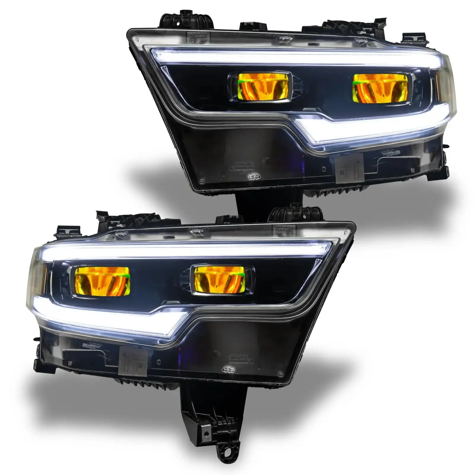ORACLE Lighting 2019-2024 Ram 1500 ColorSHIFT Headlight Demon Eye Kit - LED Projector Headlights - Image 10