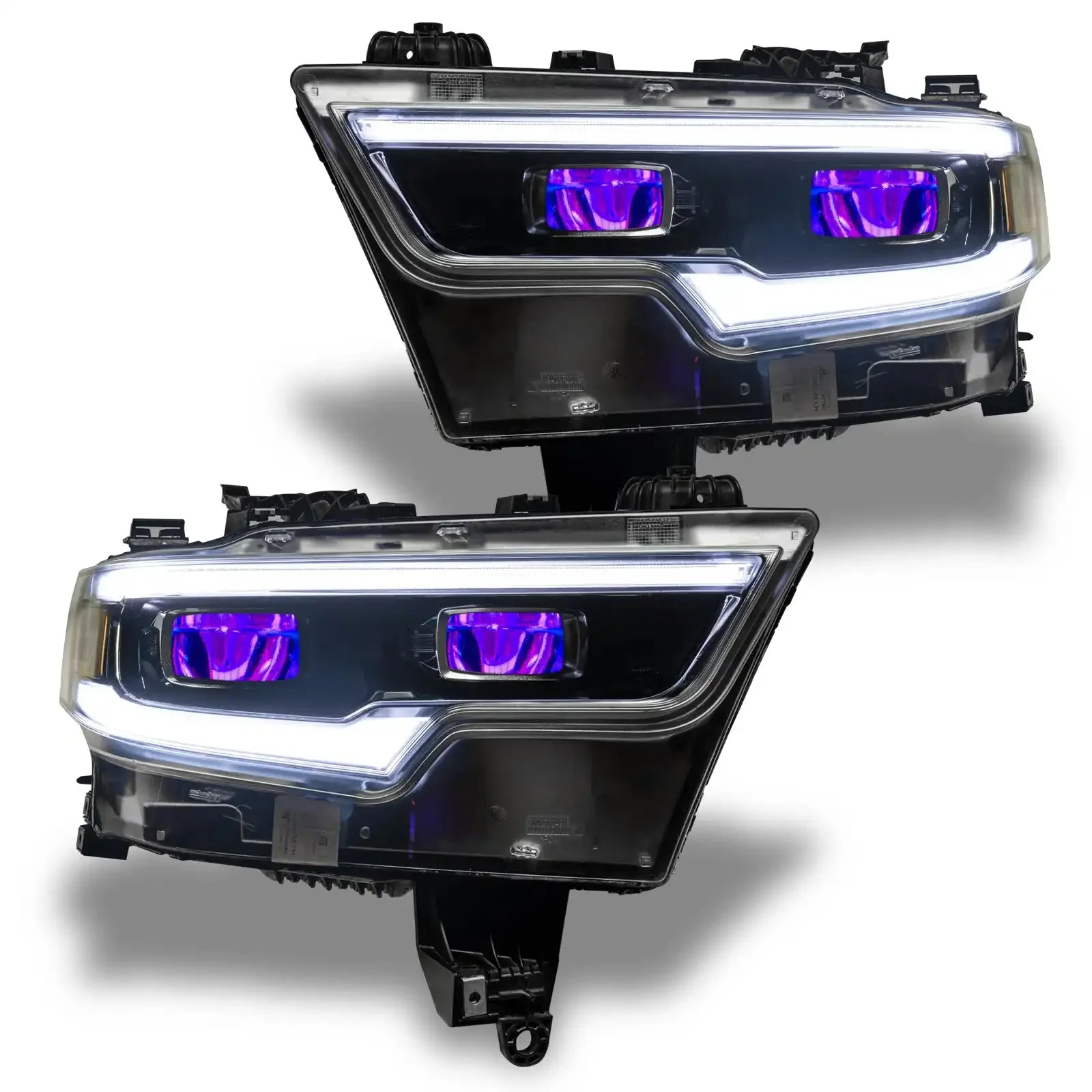 ORACLE Lighting 2019-2024 Ram 1500 ColorSHIFT Headlight Demon Eye Kit - LED Projector Headlights - Image 11