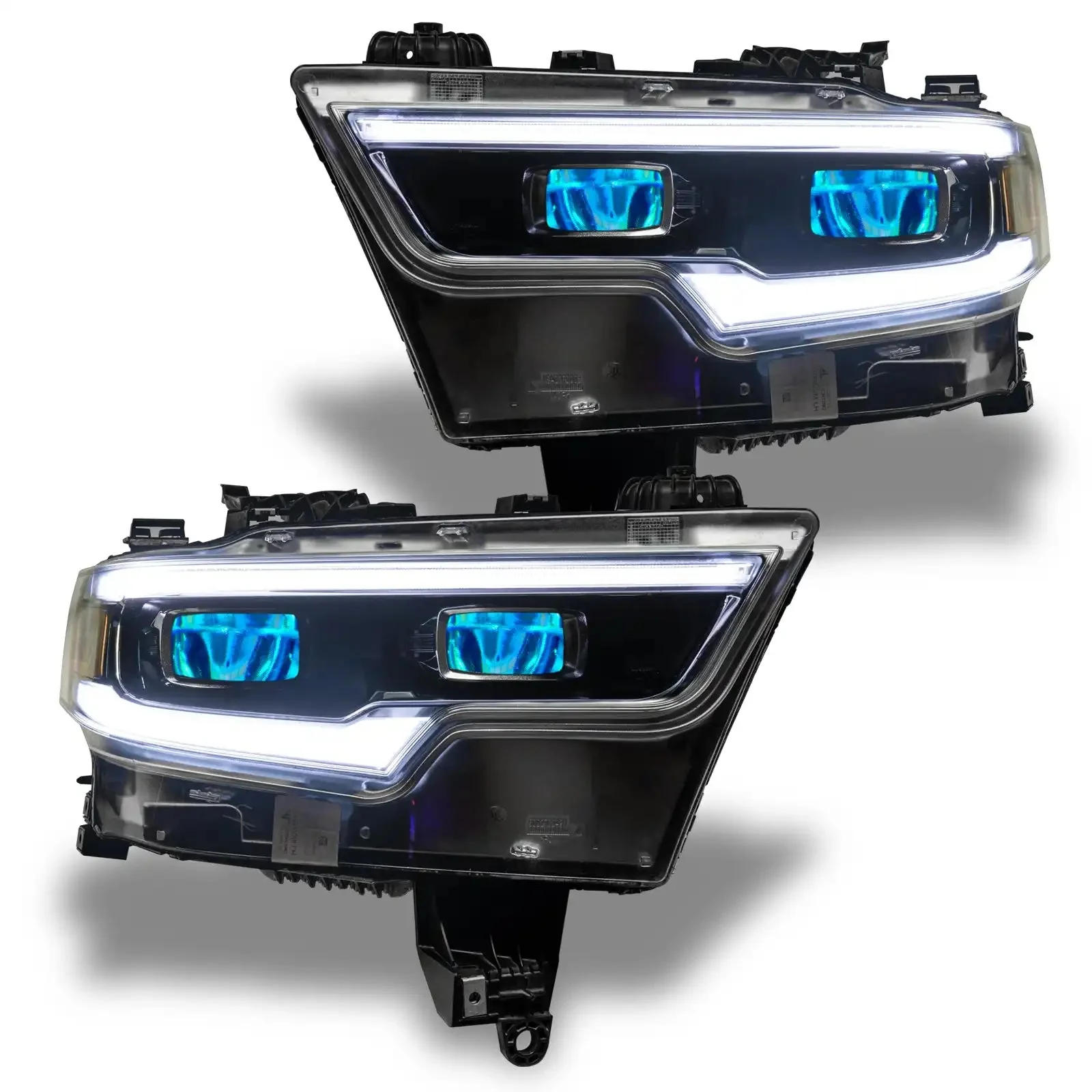 ORACLE Lighting 2019-2024 Ram 1500 ColorSHIFT Headlight Demon Eye Kit - LED Projector Headlights - Image 13
