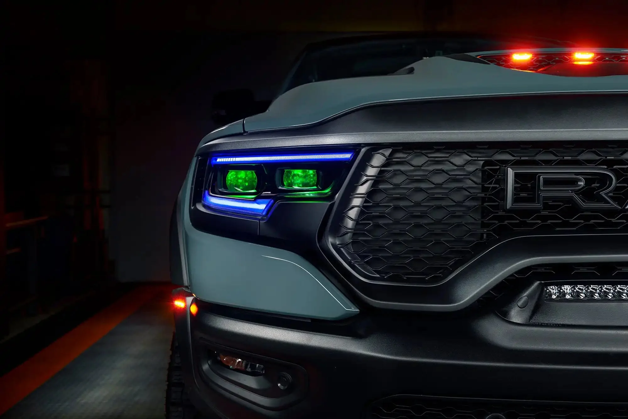 ORACLE Lighting 2019-2024 Ram 1500 ColorSHIFT Headlight Demon Eye Kit - LED Projector Headlights - Image 15