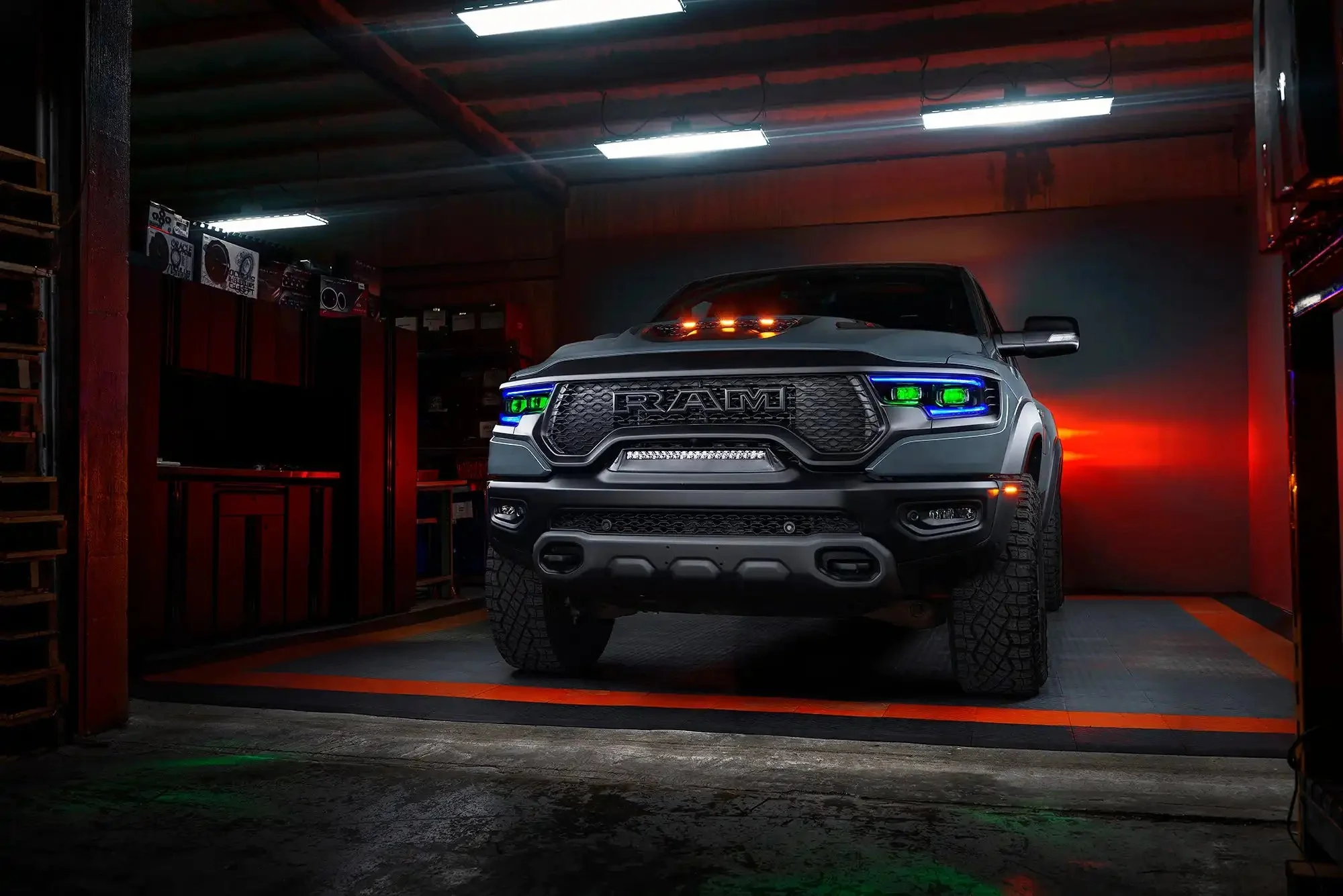 ORACLE Lighting 2019-2024 Ram 1500 ColorSHIFT Headlight Demon Eye Kit - LED Projector Headlights - Image 30