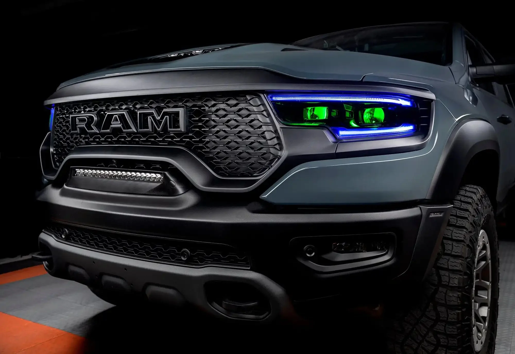 ORACLE Lighting 2019-2024 Ram 1500 ColorSHIFT Headlight Demon Eye Kit - LED Projector Headlights - Image 45