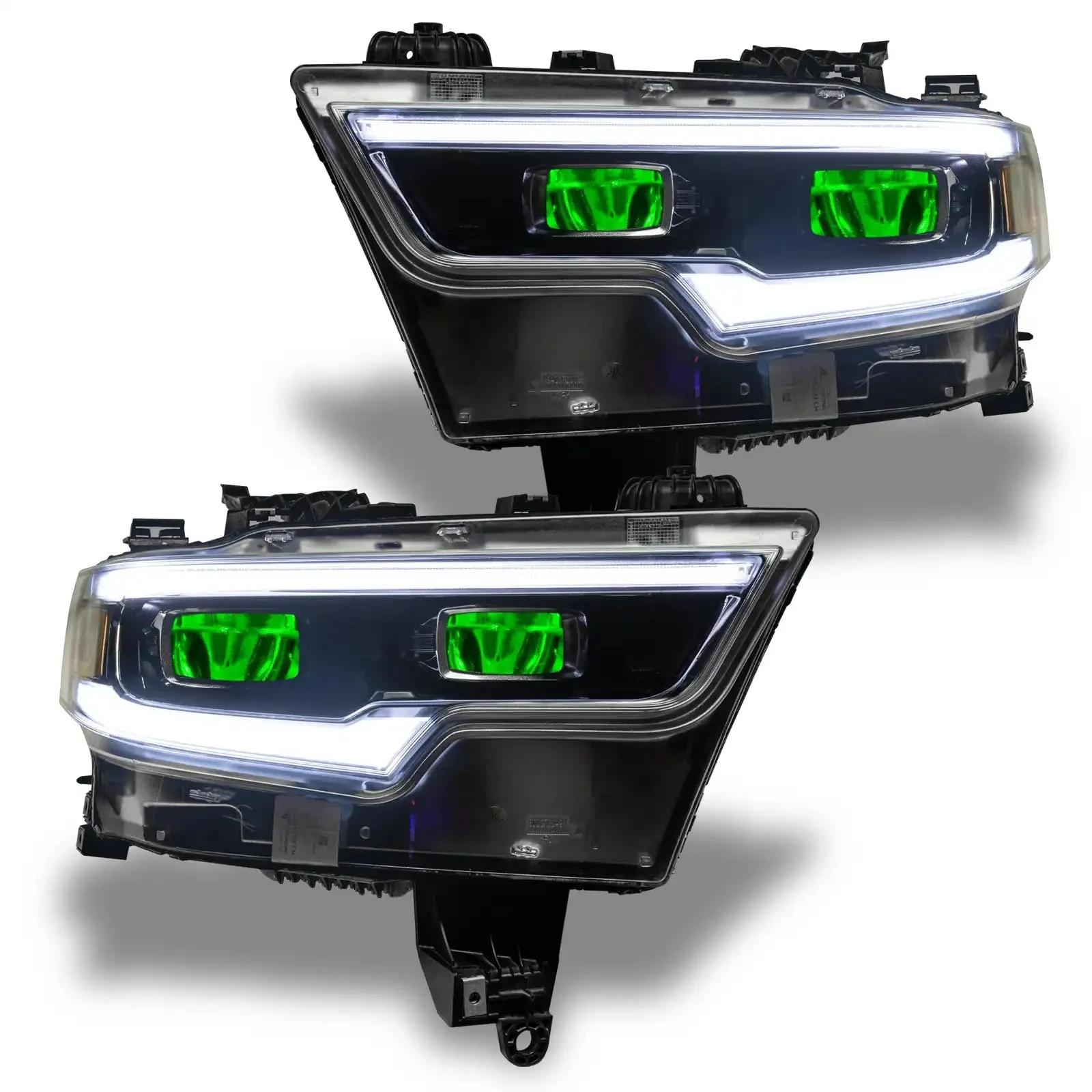 ORACLE Lighting 2019-2024 Ram 1500 ColorSHIFT Headlight Demon Eye Kit - LED Projector Headlights - Image 8